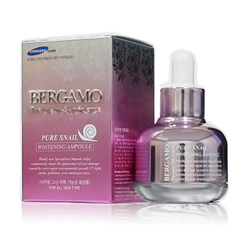 Bergamo The Luxury Skin Science Pure Snail Whitening Ampoule 30ml 